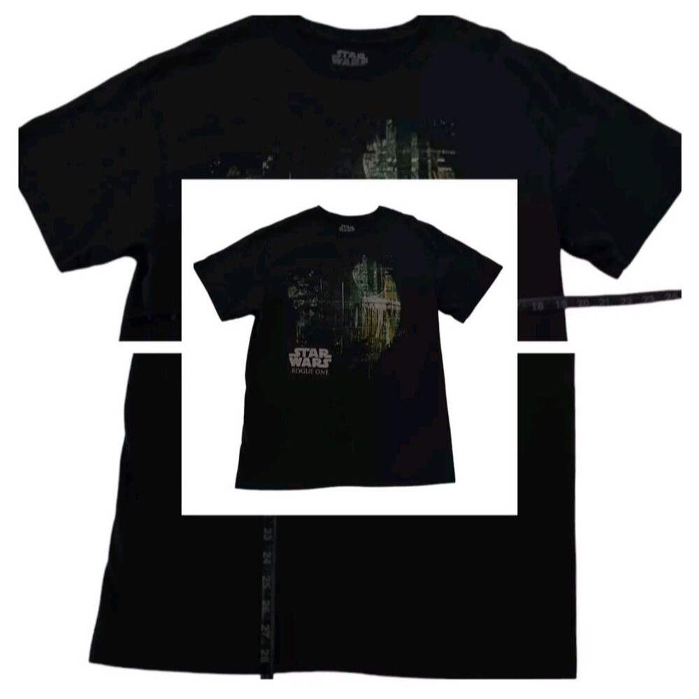 Rogue One Star Wars Death Star Under Construction Men's Large Original Print